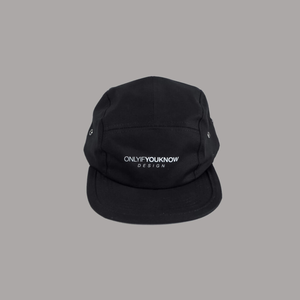 Onlyifyouknow - 5 Panel Cap - "design"