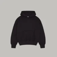 Onlyifyouknow - Black Boxyfit Hoodie Heavyweight Cotton 375gsm ( V3 )
