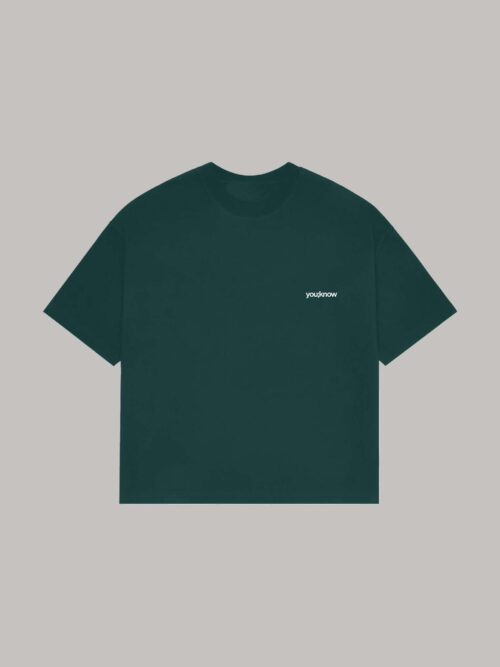Onlyifyouknow - Gucci Green Boxyfit Logo Tee Heavyweight Cotton 235 Gsm