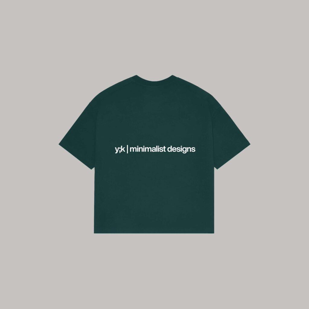 Onlyifyouknow - Gucci Green Boxyfit Minimalist Designs Tee Heavyweight Cotton 235 Gsm