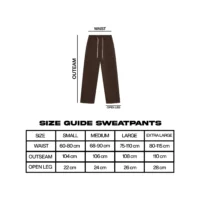 Onlyifyouknow - Coffee Loosefit Sweatpants Heavyweight Cotton 375gsm No Design ( V2 )