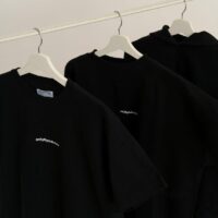 Onlyifyouknow - Black Boxyfit Logo Tee ( V2 ) Heavyweight Cotton 265 Gsm