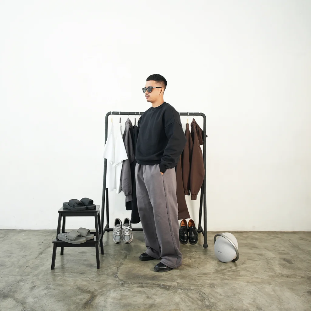 Onlyifyouknow - Loosefit Sweatpants Heavyweight Cotton 375gsm "No Design"