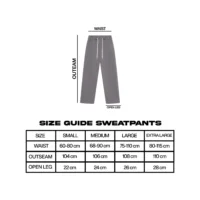 SC-SP-DARK-GREY-1_Juni-2024 Onlyifyouknow - Dark Grey Loosefit Sweatpants Heavyweight Cotton 375gsm No Design ( V1 )