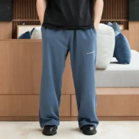 Onlyifyouknow - Bering Sea Logo Sweatpants Loose fit Heavyweight Cotton 375gsm