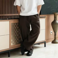 Onlyifyouknow - Coffee Logo Loose fit Sweatpants Heavyweight Cotton 375gsm
