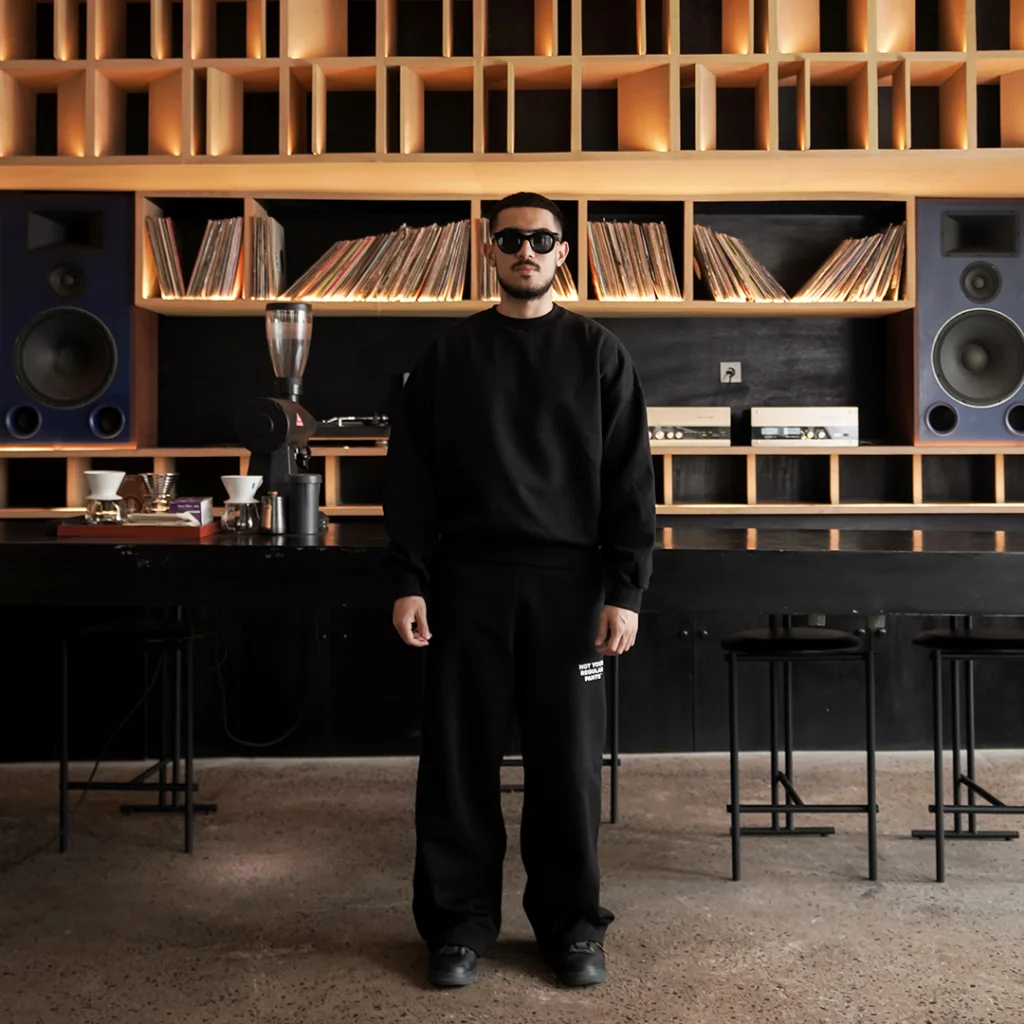 Onlyifyouknow - Black Boxyfit Crewneck Heavyweight Cotton 375gsm "Not Your Regular Crewneck" ( V3 )