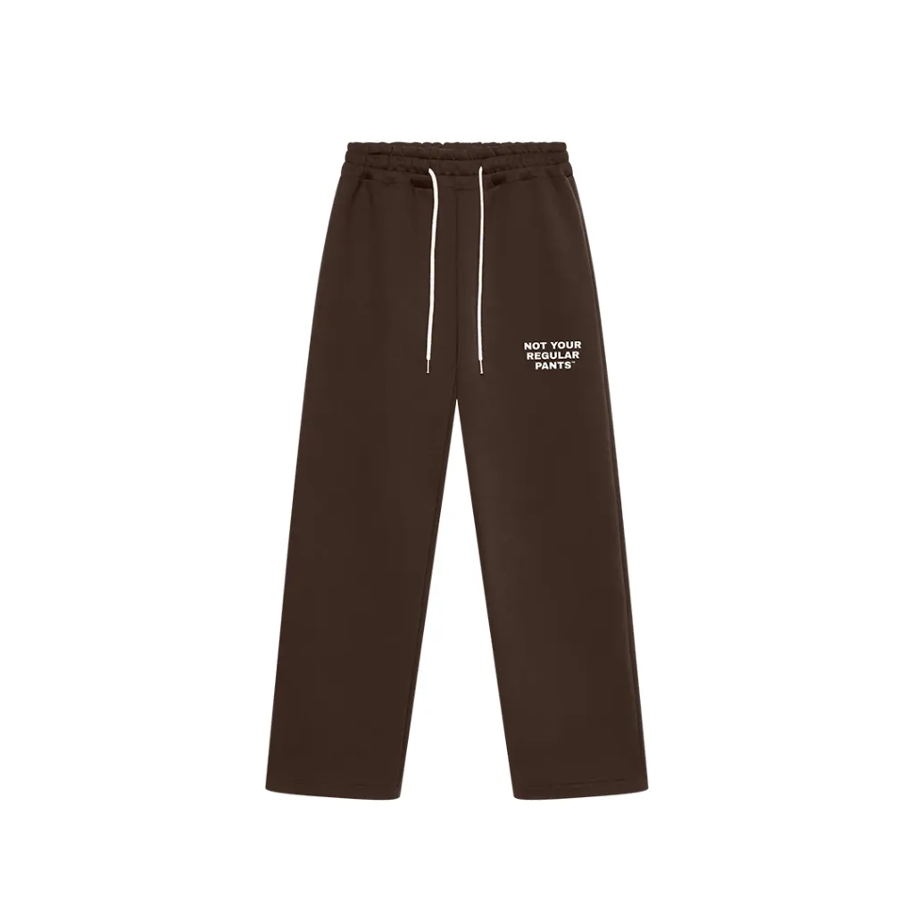 Onlyifyouknow - Coffee Loosefit Sweatpants Heavyweight Cotton 375gsm "Not Your Regular Pants" ( V3 )