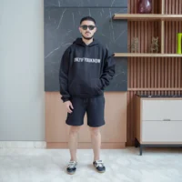 Onlyifyouknow - Black Boxyfit Hoodie "Bold Logo Design" Heavyweight Cotton 375gsm ( V6 )