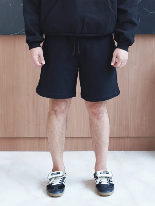 Onlyifyouknow - Black Shortpants Heavyweight Cotton 375gsm "No Design" ( V1 )