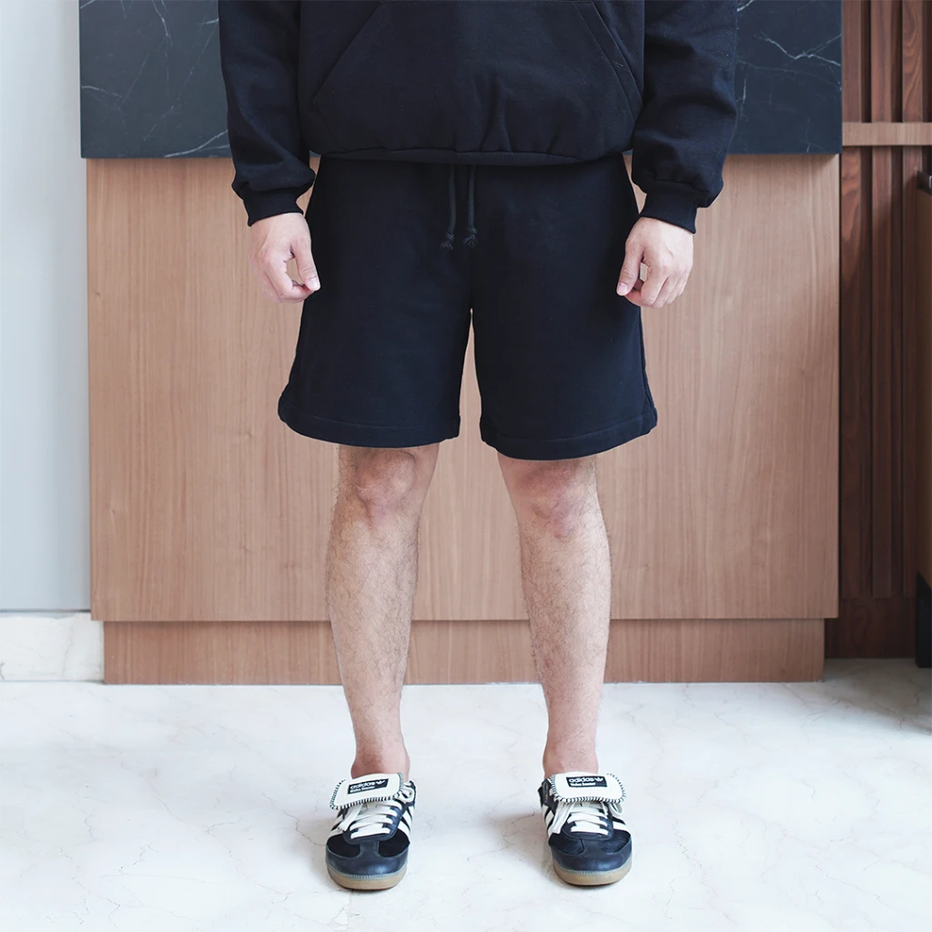 Onlyifyouknow - Black Shortpants Heavyweight Cotton 375gsm "No Design" ( V1 )