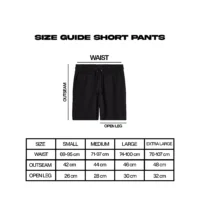Onlyifyouknow - Black Shortpants Heavyweight Cotton 375gsm "No Design" ( V1 )