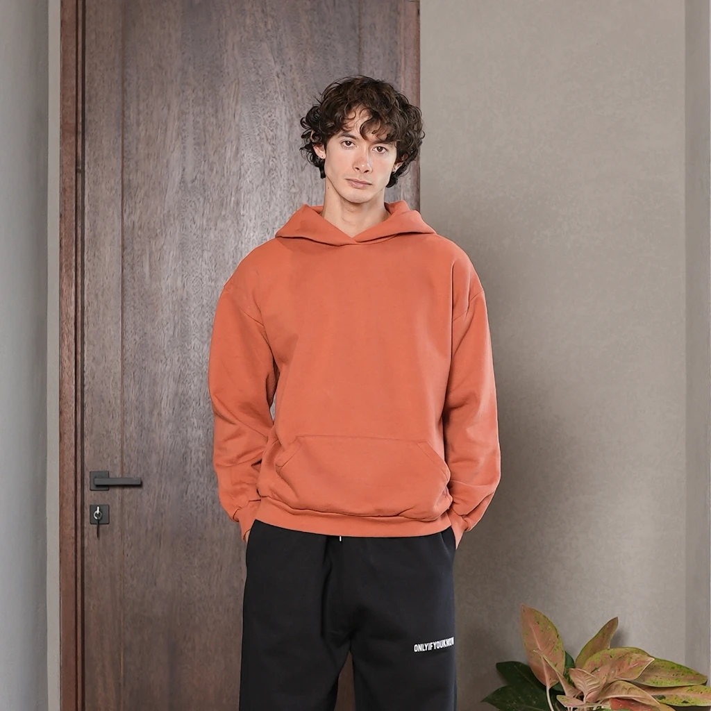 Onlyifyouknow - Pumpkins Boxyfit Hoodie Heavyweight Cotton 375gsm "No Design" ( V1 )