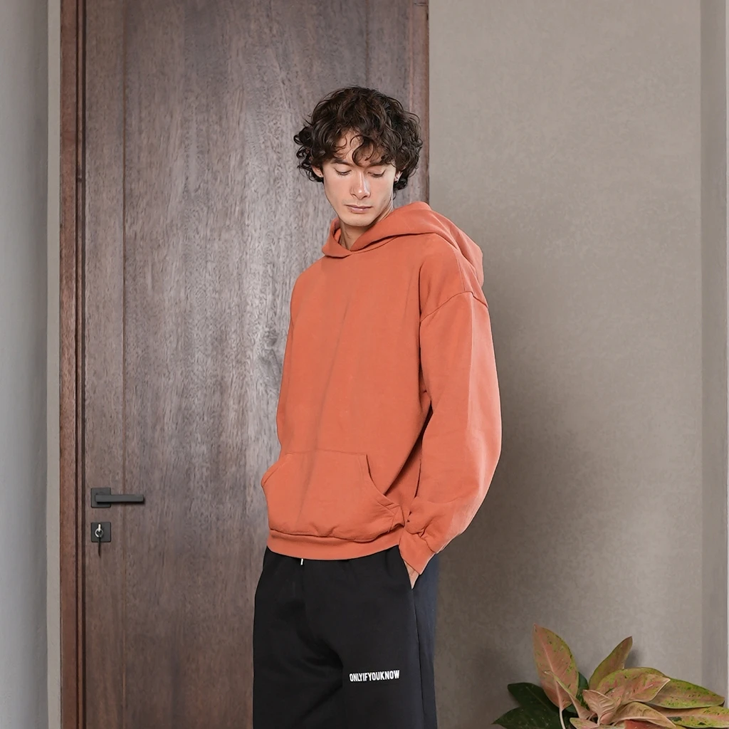 Onlyifyouknow - Pumpkins Boxyfit Hoodie Heavyweight Cotton 375gsm "No Design" ( V1 )