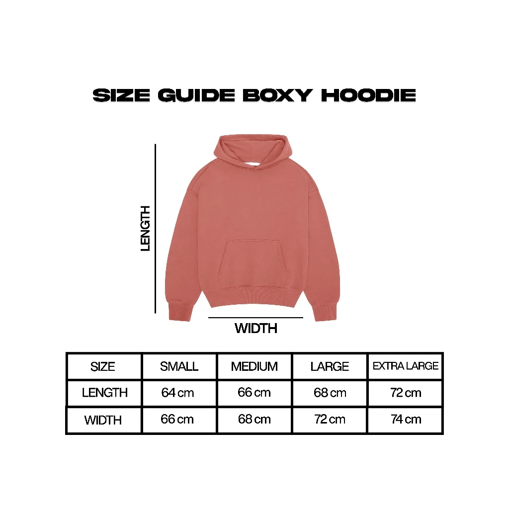 Onlyifyouknow - Pumpkins Boxyfit Hoodie Heavyweight Cotton 375gsm "No Design" ( V1 )