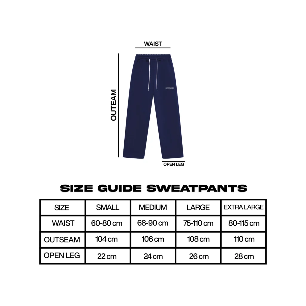 SC-SP-NAVY_Juni-2024 Onlyifyouknow - Navy Logo Loosefit Sweatpants Heavyweight Cotton 375gsm ( V1 )