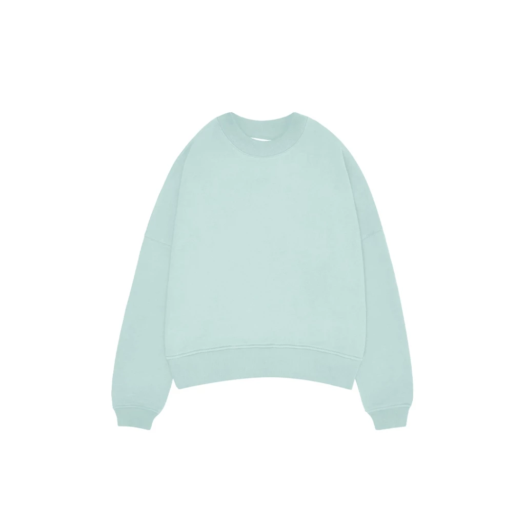 Onlyifyouknow - Harbour Grey Boxyfit Crewneck Heavyweight Cotton 375gsm "No Design" ( V1 )