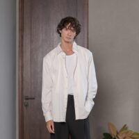 Onlyifyouknow - White Regular Shirt Long Sleeve