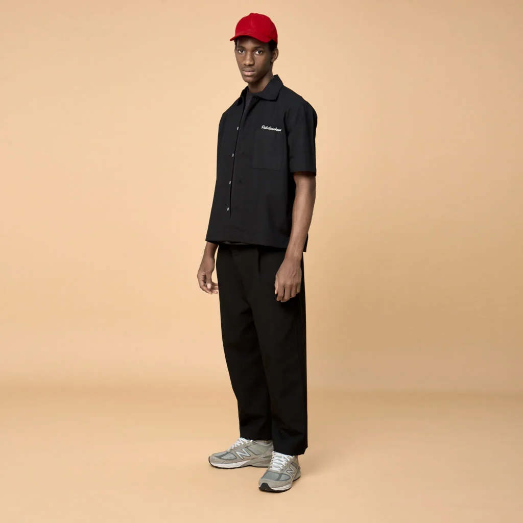 Onlyifyouknow - Black Boxy Shirt Embroidery White Logo