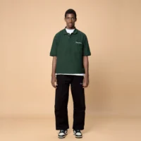 Sycamore Polo Shirt Embroidery 1 Onlyifyouknow - Sycamore Boxy Polo Shirt Embroidery White Logo