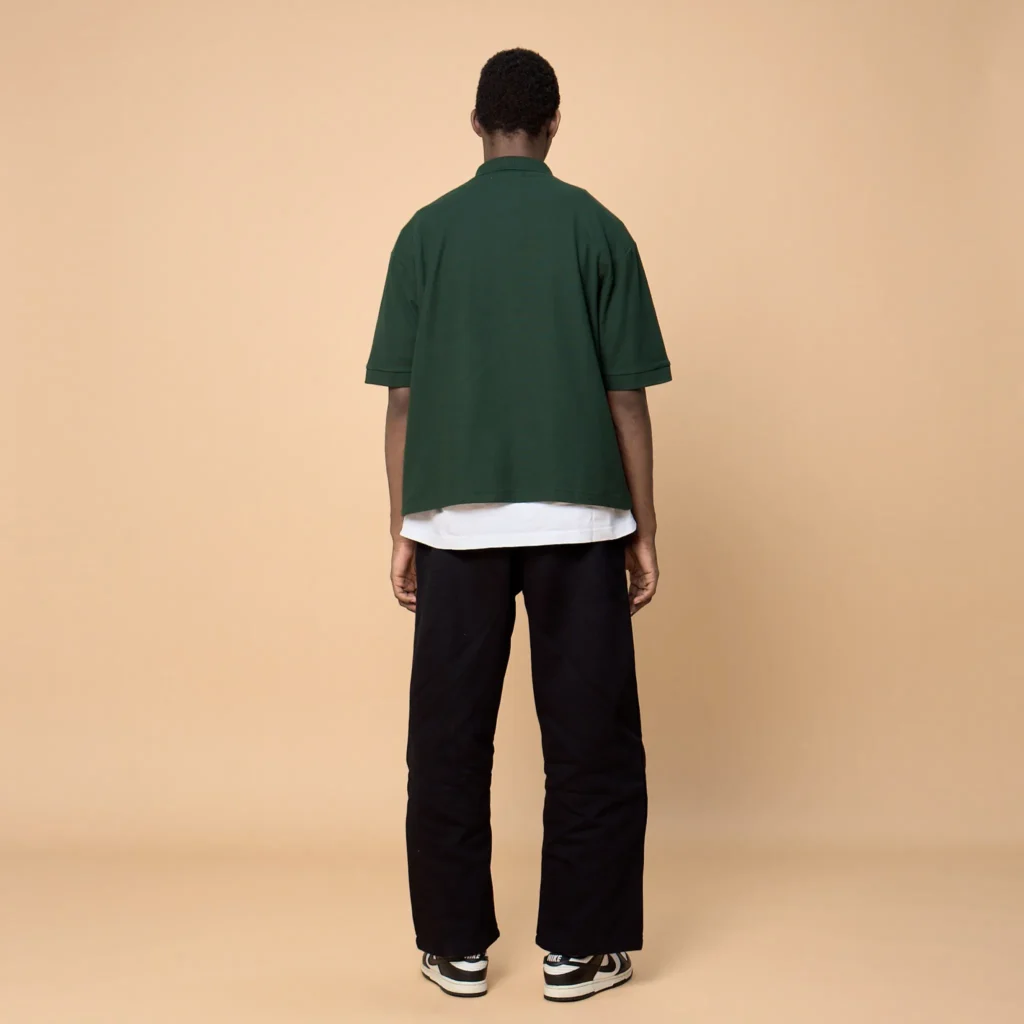 Sycamore Polo Shirt Embroidery 2 Onlyifyouknow - Sycamore Boxy Polo Shirt Embroidery White Logo