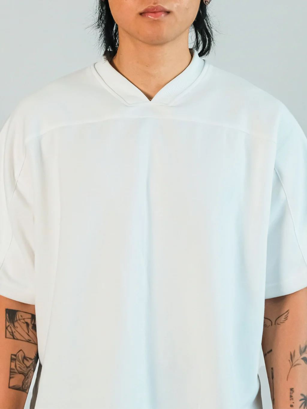 Kyoto V Tee in White