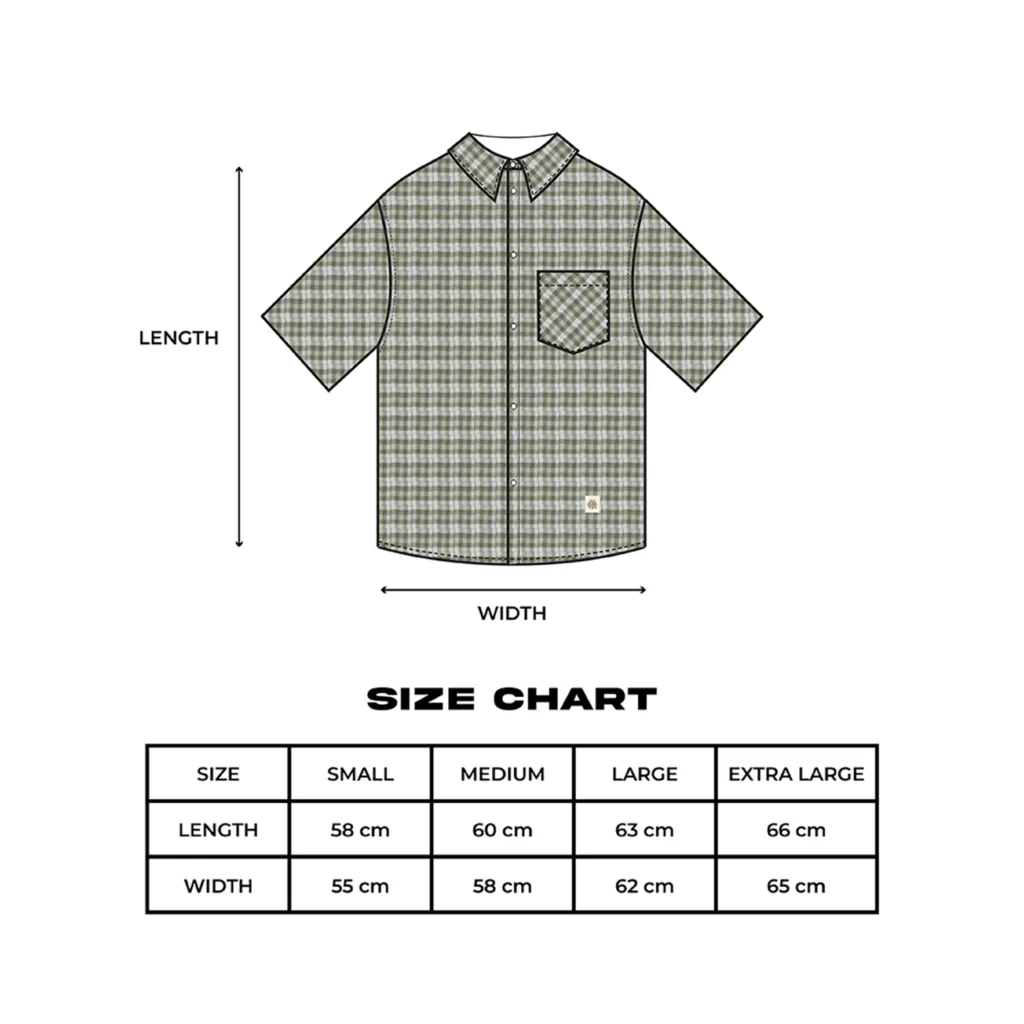 Boxy Plaid Shirt in Olive