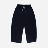Basic Black Balloon Sweatpants_1-1 Balloon Sweatpants in Black Heavyweight Cotton 330gsm - Basic Signature