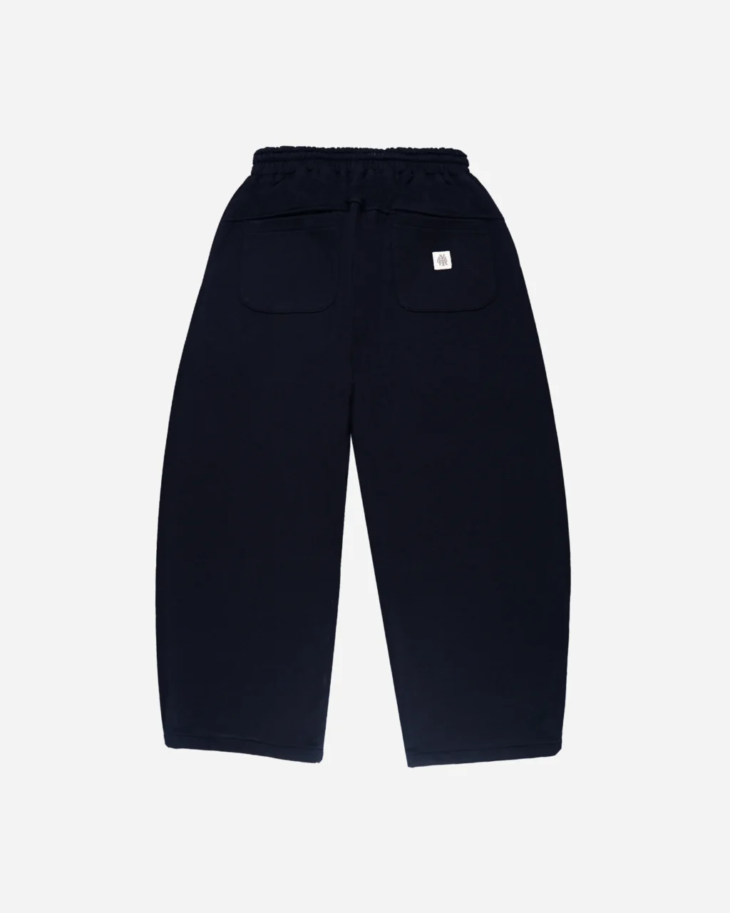 Balloon Sweatpants in Black Heavyweight Cotton 330gsm - Basic Signature