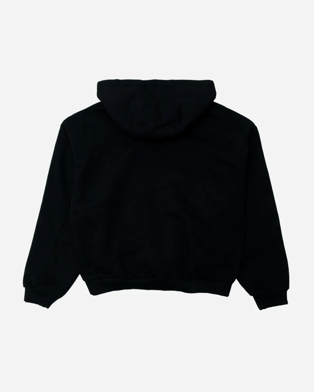 Black Hoodie Heavyweight Cotton 330gsm - Basic Signature