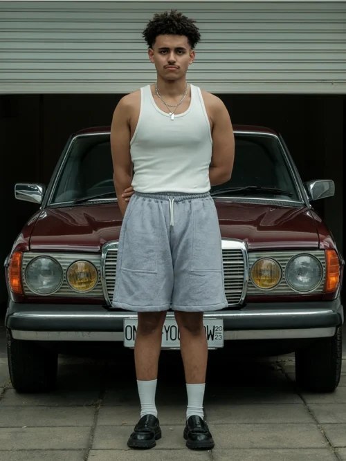 Misty Shorts Heavyweight Cotton 330gsm - Basic Signature