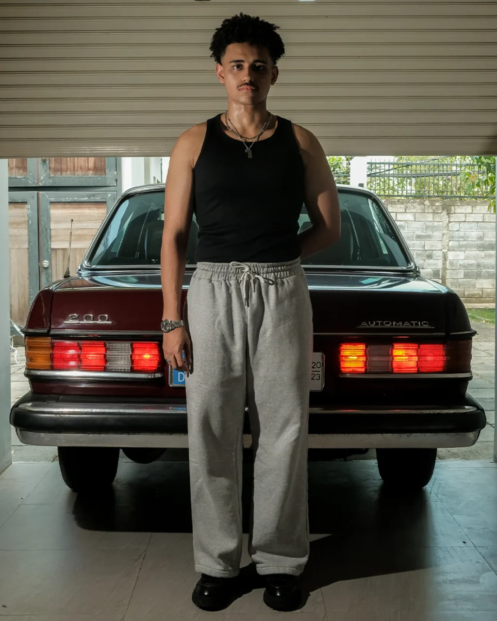 Misty Wide Leg Sweatpants Heavyweight Cotton 330gsm - Basic Signature