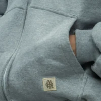 Basic Misty Zipper Hoodie_4 Misty Zip Hoodie Heavyweight Cotton 330gsm - Basic Signature