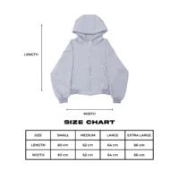 Basic Misty Zipper Hoodie_Size Misty Zip Hoodie Heavyweight Cotton 330gsm - Basic Signature