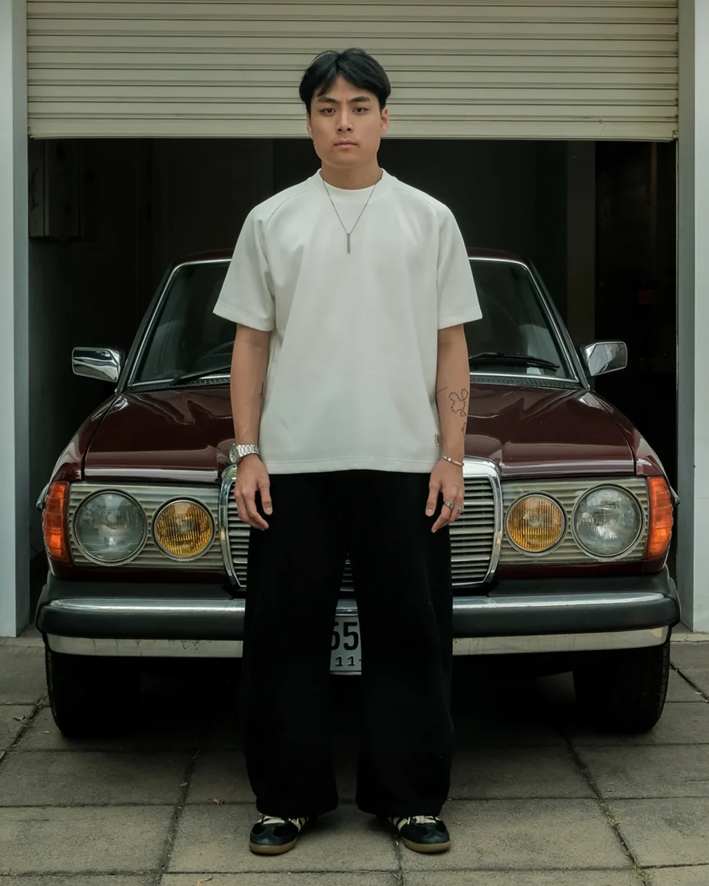 Raglan Tee in White 290gsm - Basic Signature