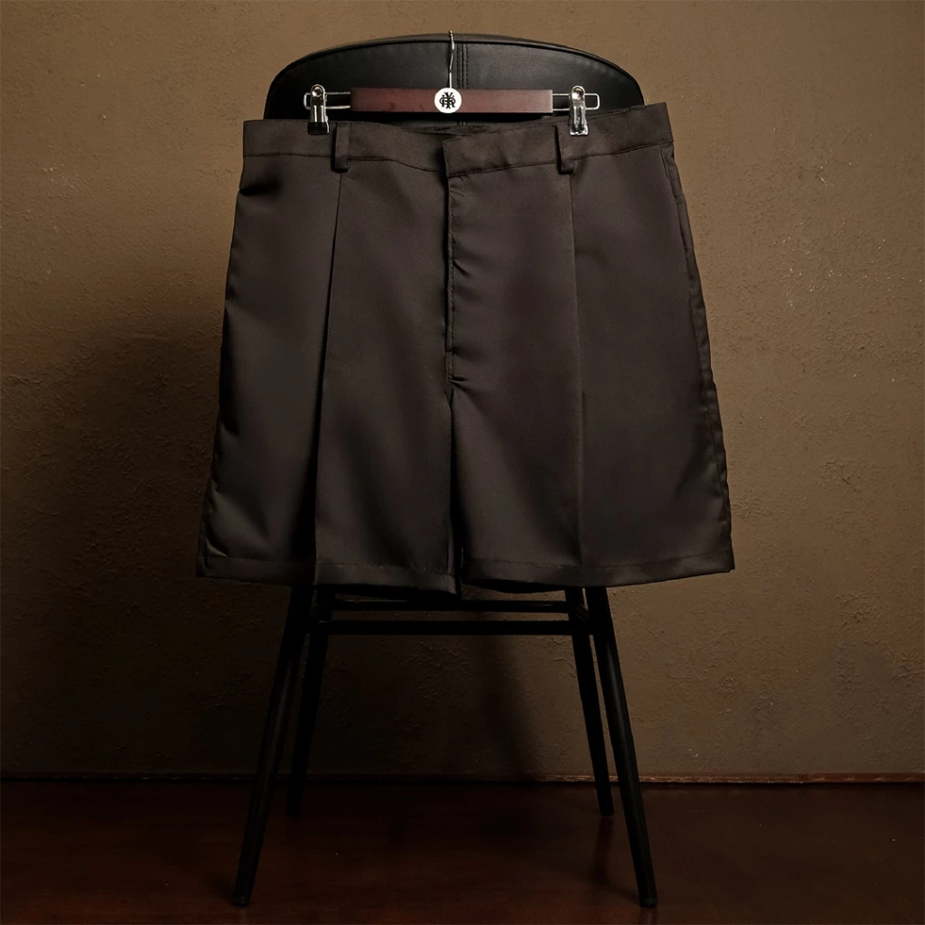 Ash Brown Bermuda Pants_2 Ash Brown Bermuda Pants