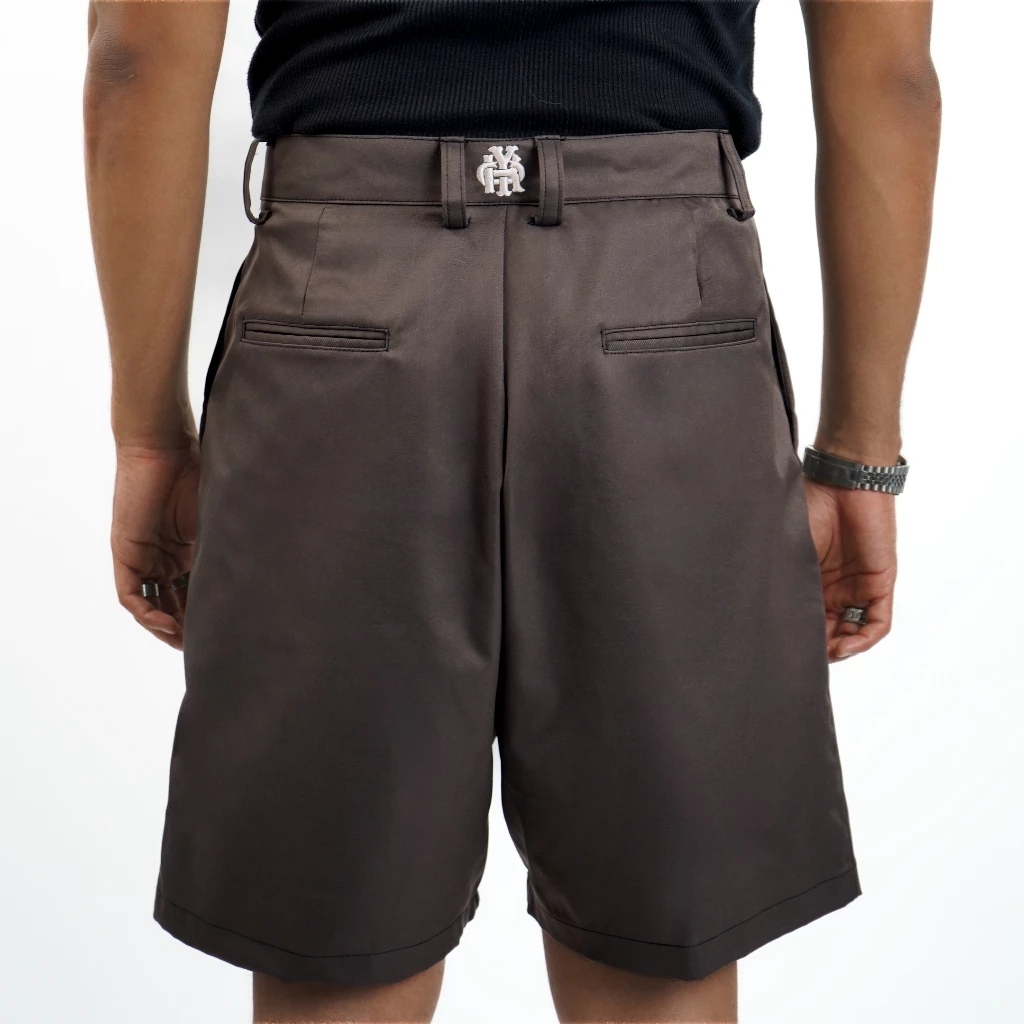 Ash Brown Bermuda Pants_5 Ash Brown Bermuda Pants