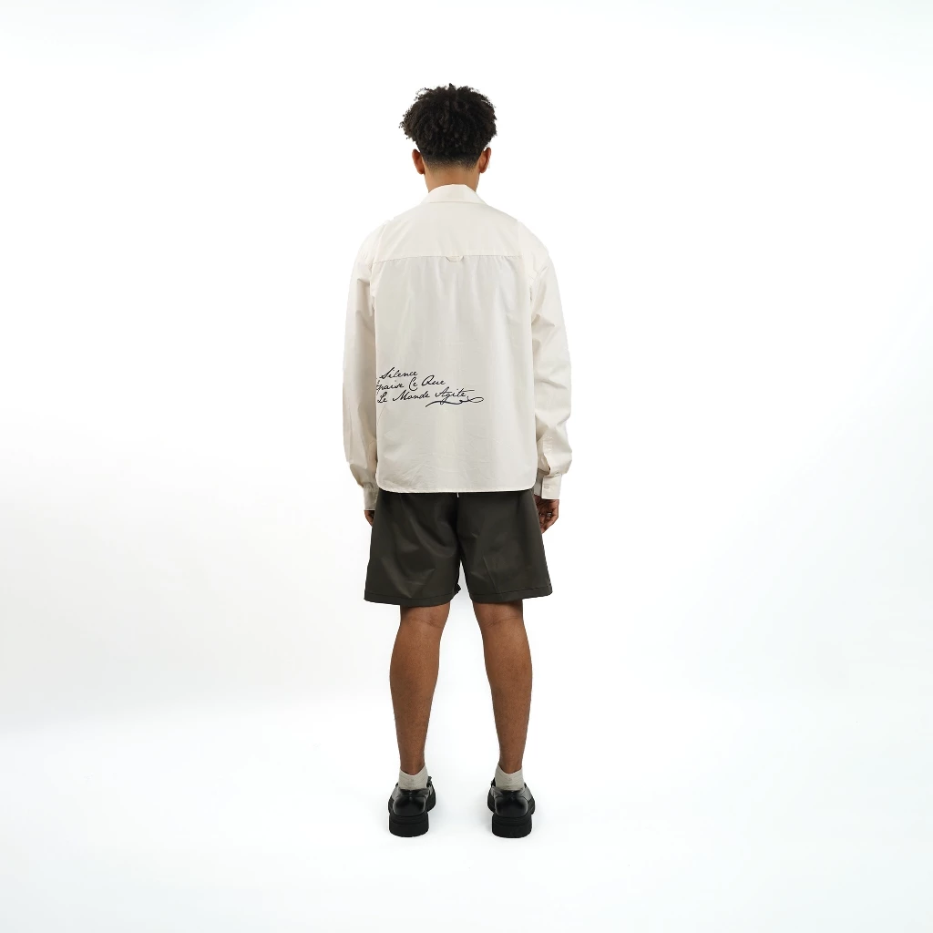 Boxy Shirt in Broken White_2 Boxy Shirt in Broken White