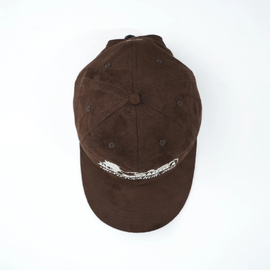 Dark Brown Suede Cap_5 Dark Brown Suede Cap